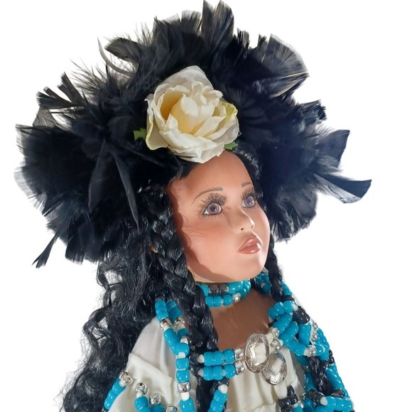 Rustie Dolls 32" Little Doe Native American Indian Princess Limited Edition 2000 - Picture 5 of 9